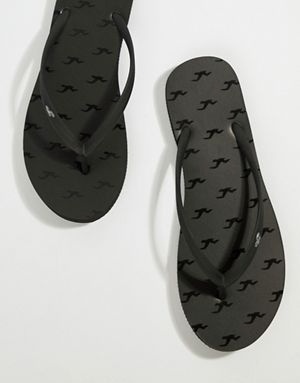 FLIP-FLOP šľapky HOLLISTER  čierne veľ. XS