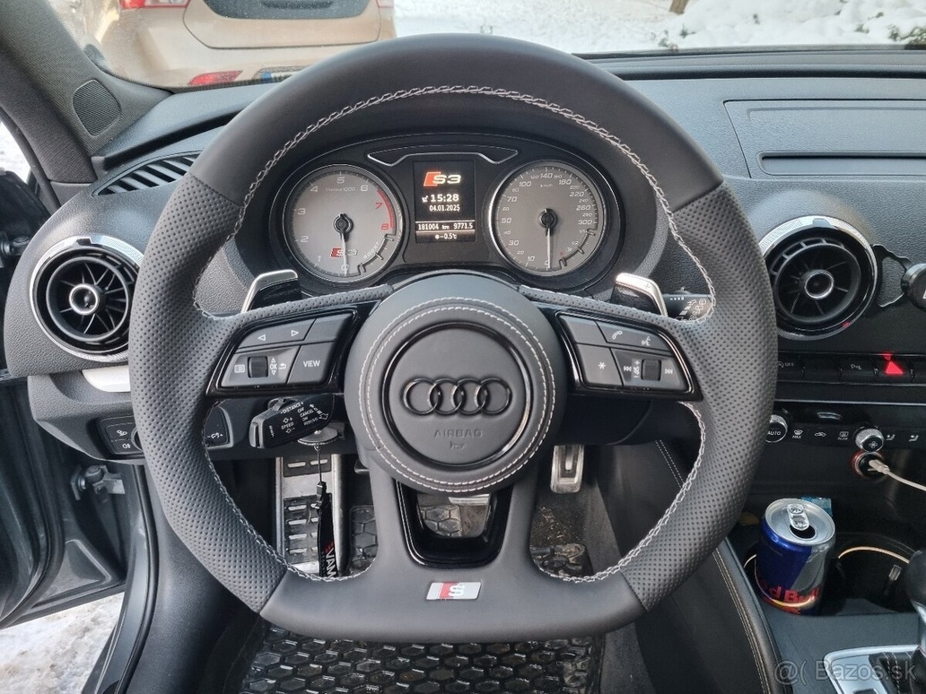VOLANT AUDI MULTIFUNKCNY VOLANT ZKOSENY s airbagom a padlami