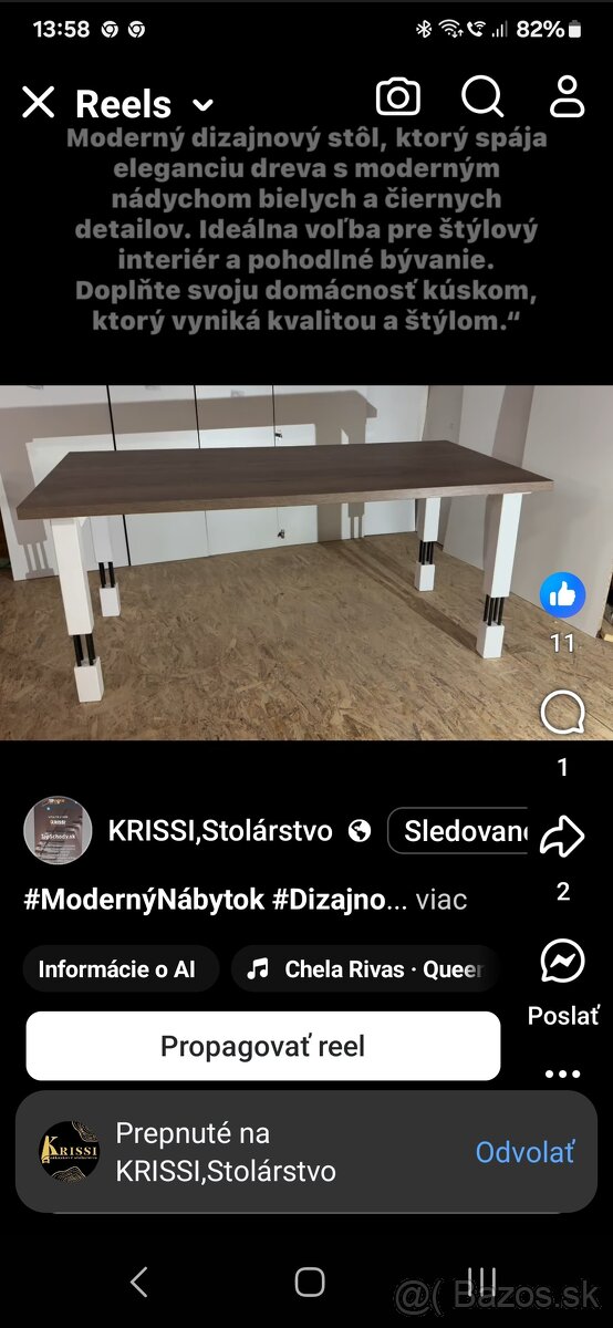 Stôl na predaj