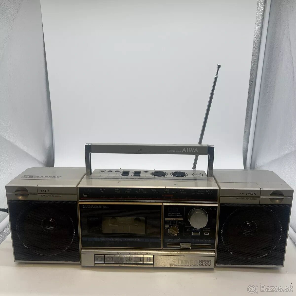 Aiwa Stereo a Audioton na 230v aj Baterky