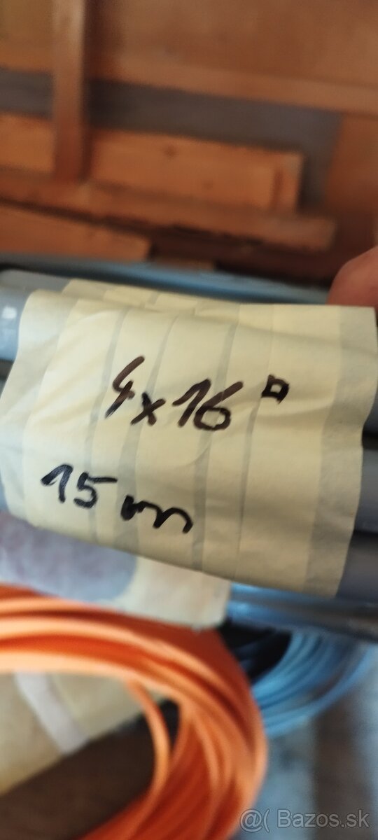 Flex kábel 4x16 ovládací - 15m