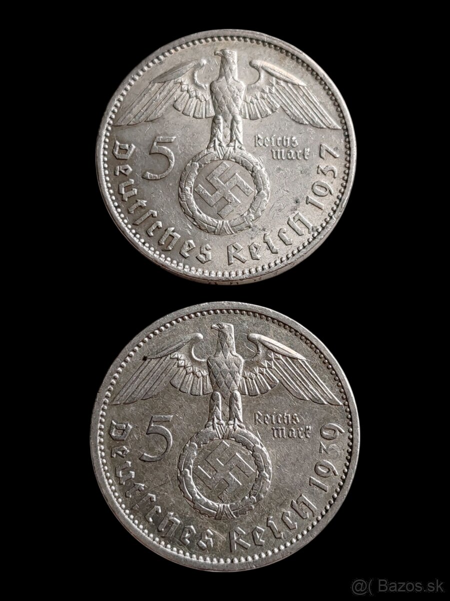 5 Marka 1937 A a 1939 A