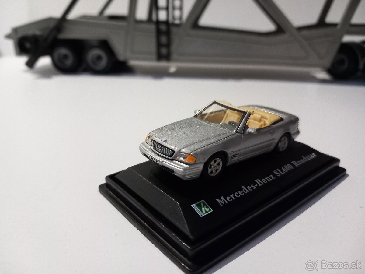 🚗💎 Predám kovový model 1:72 Mercedes-Benz SL R129 V12 🌟