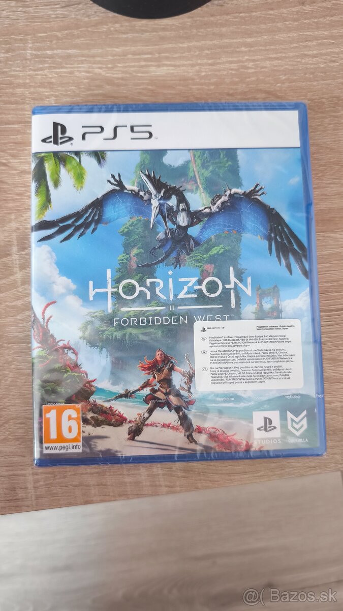 Predám hry na PS5 Cyberpunk 2077, Horizon Forbiden west