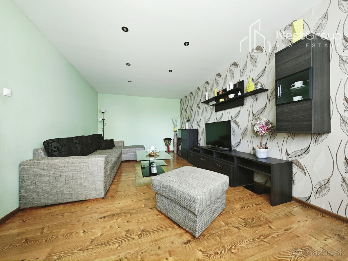 PREDAJ priestranný 3-izbový byt Hlohovec, 81,39 m2