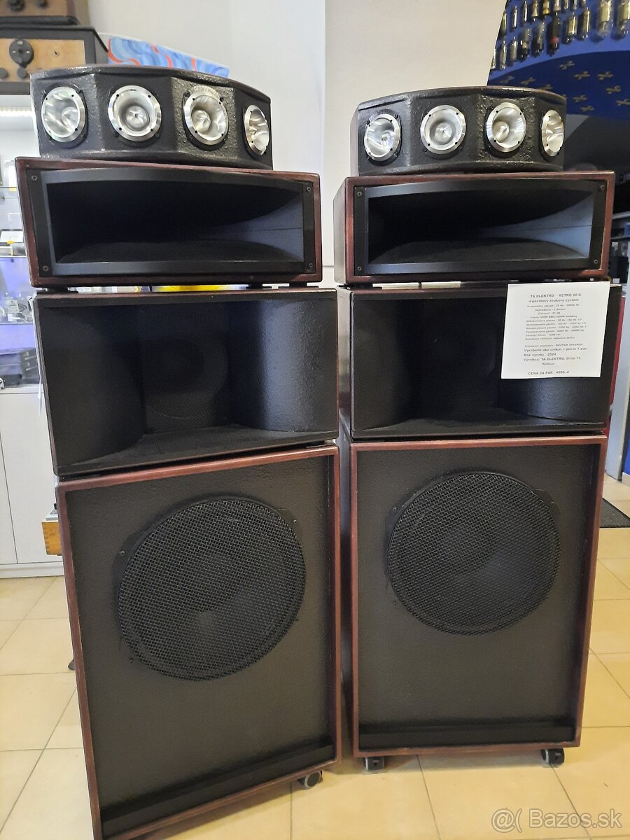 Predám nové 4- pásmové repro v štýle 80's