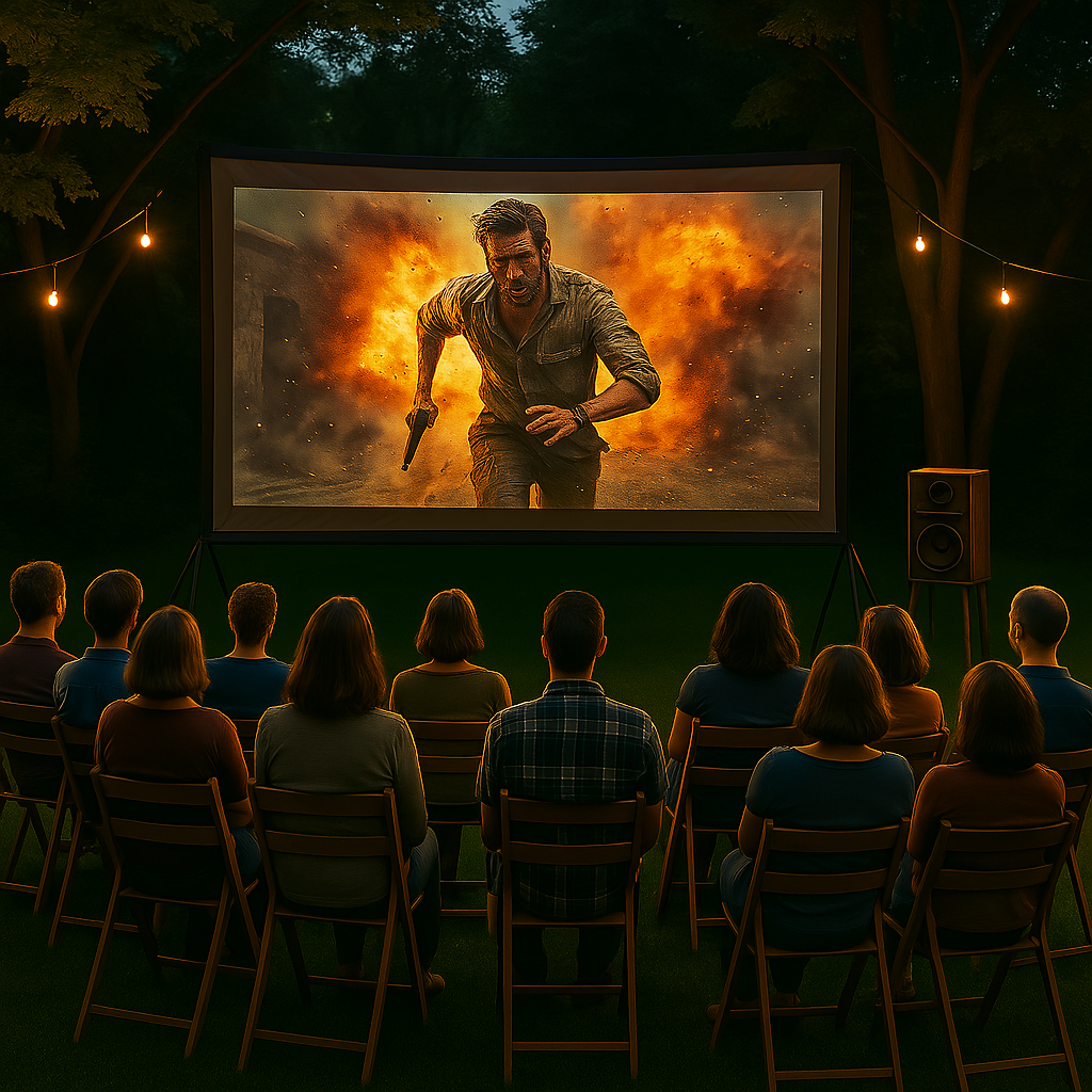 Kino balíky pre domáce alebo záhradné premietanie