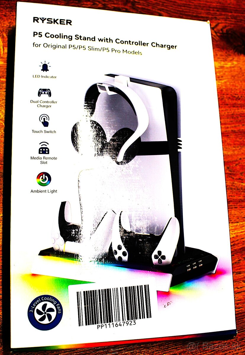 Multifunkčný chladiaci stojan pre PS5 / PS5 Slim / PS5 Pro