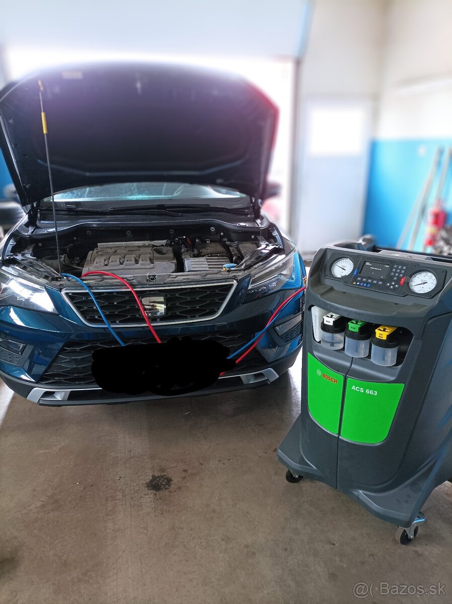 Servis plnenie klimatizácie