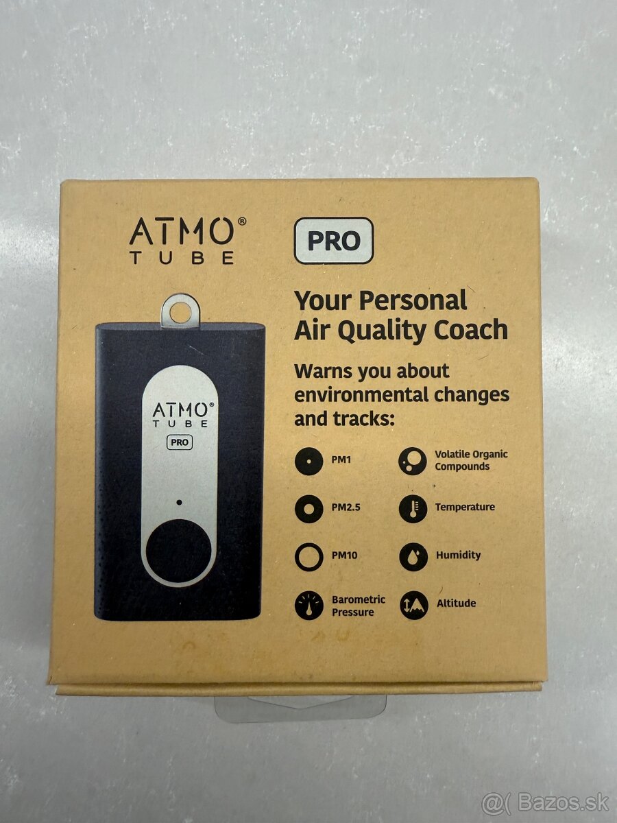 Merania Atmotube PRO monitor ovzdusia