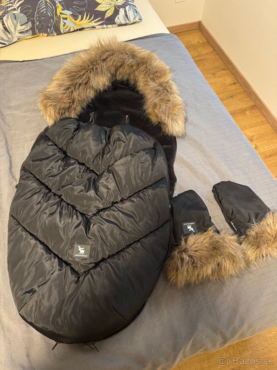 COTTONMOOSE Fusak do kočíka+rukavice