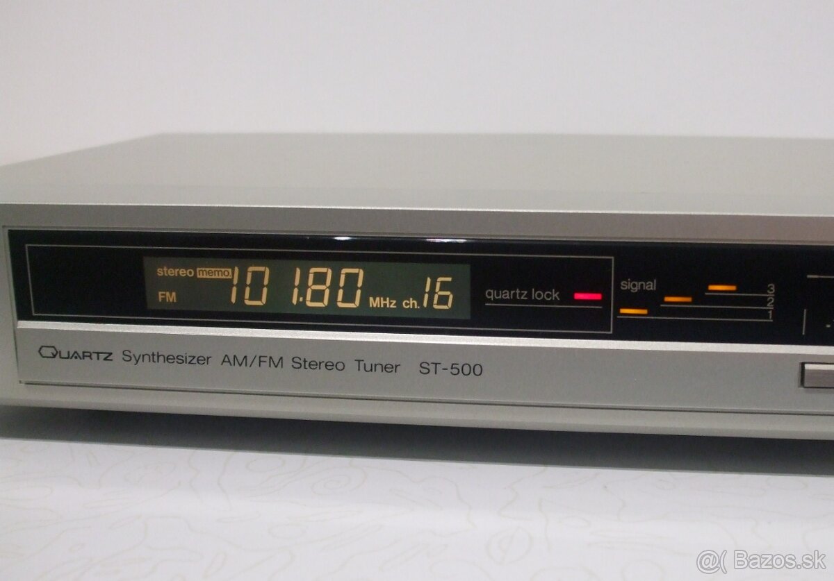 Strieborny tuner TECHNICS ST-500 vyborny zvuk, vyroba Japan