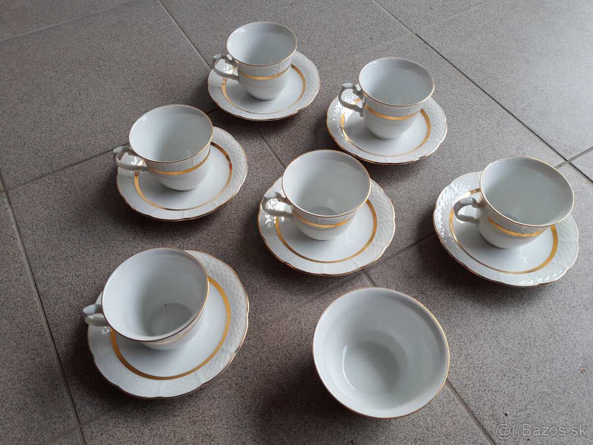 Porcelánová súprava šálky