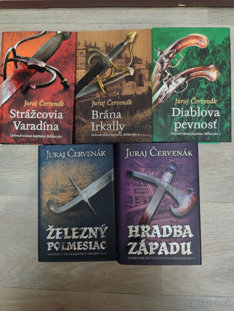 Predam knihy Juraj Cervenak seria Dobrodruzstva kap. bathory