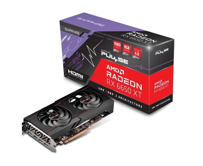 Predam graficka karta SAPPHIRE PULSE Radeon RX 6650 XT 8G