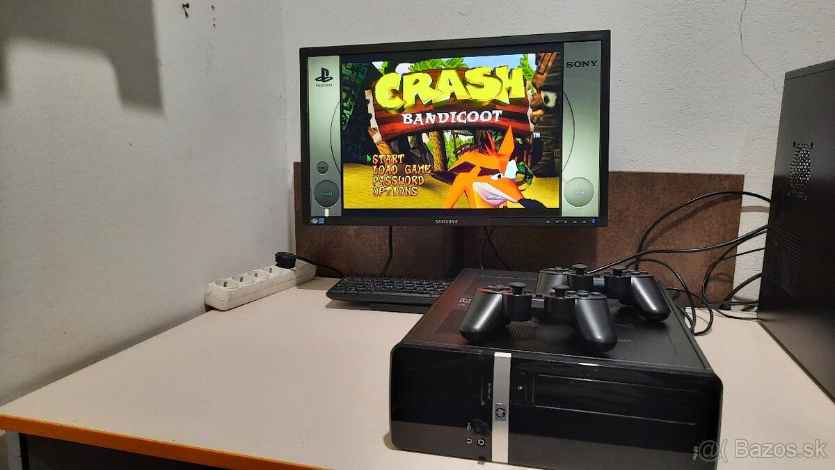 Predám PC prerobený na retro hernú konzolu 7294 hier.