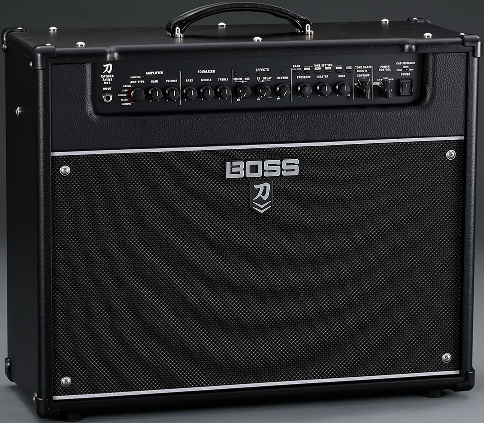 Boss Katana MK2 Artist + prepinac Boss KA-FC EX + pedal Boss