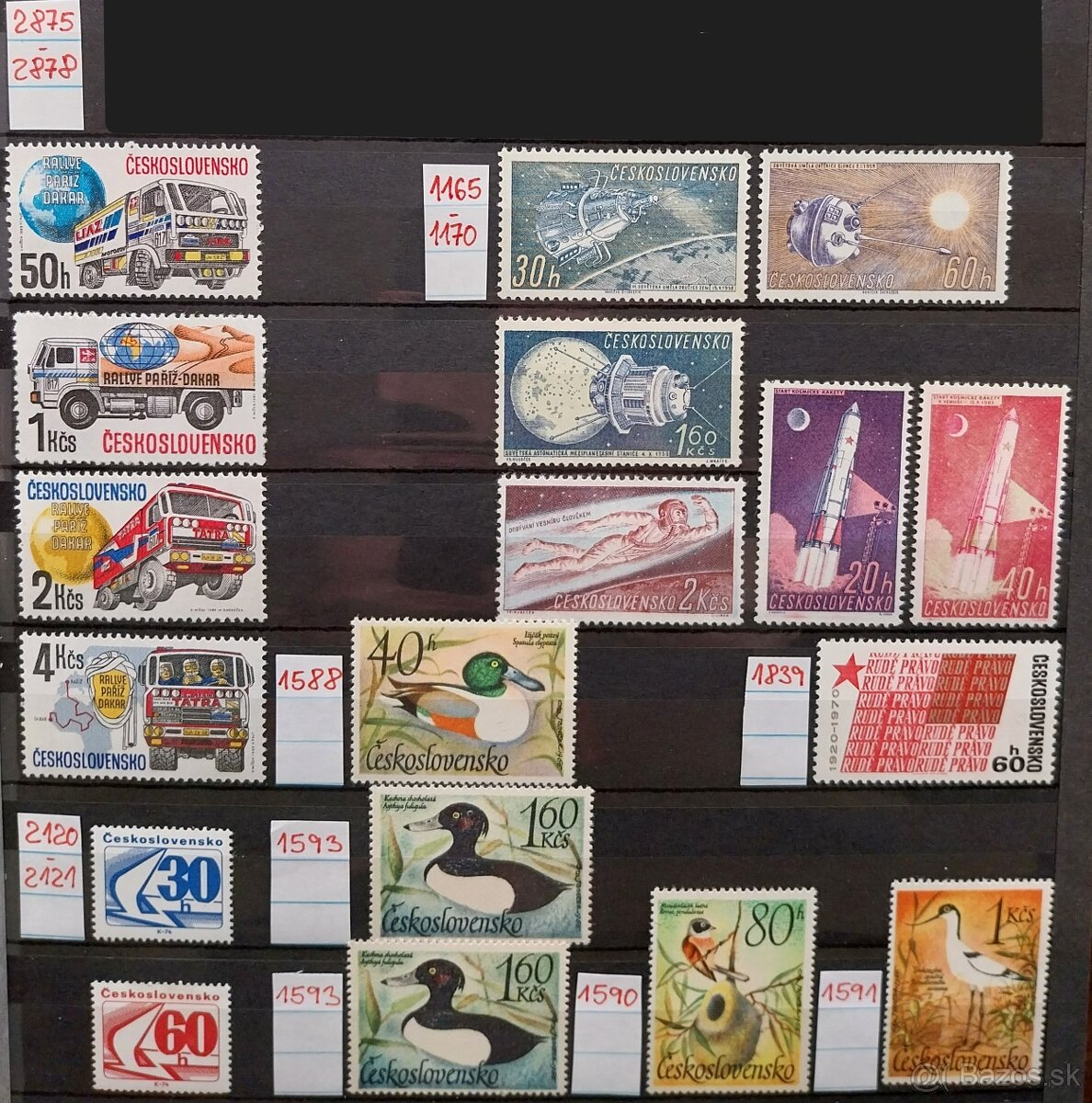 Známky ČESKOSLOVENSKO – 5