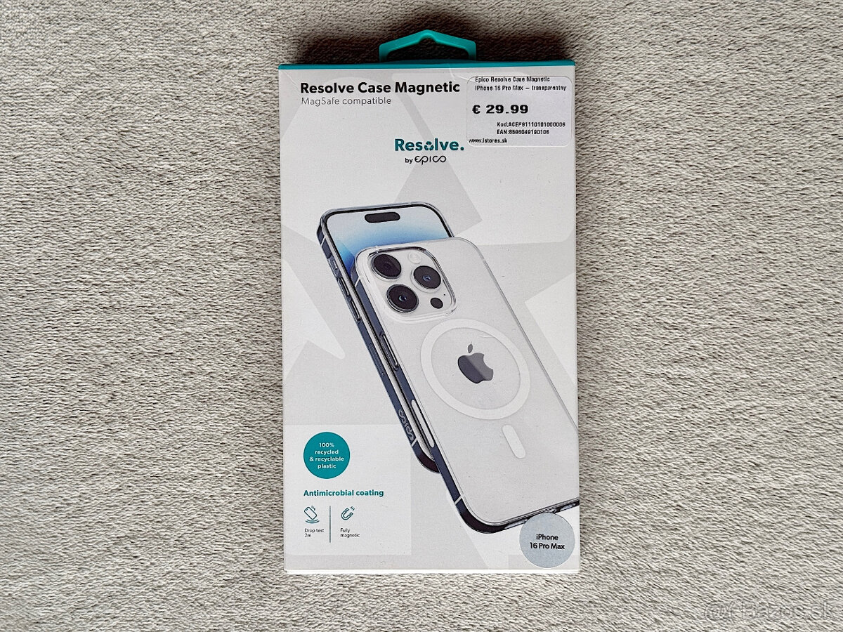 iPhone 16 Pro Max transparentný kryt