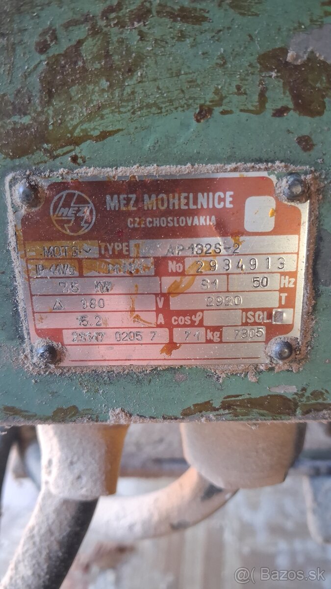 Elektromotor MEZ Mohelnice 7,5 kW