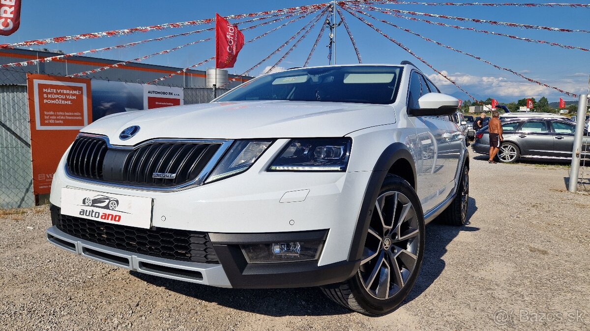 Škoda Octavia Combi 2.0 TDI 184k Scout DSG 4x4 WEBASTO LED