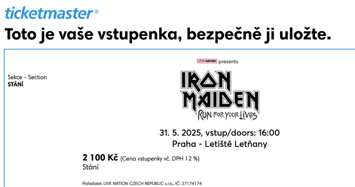 Iron Maiden - Run For Your Lives World Tour