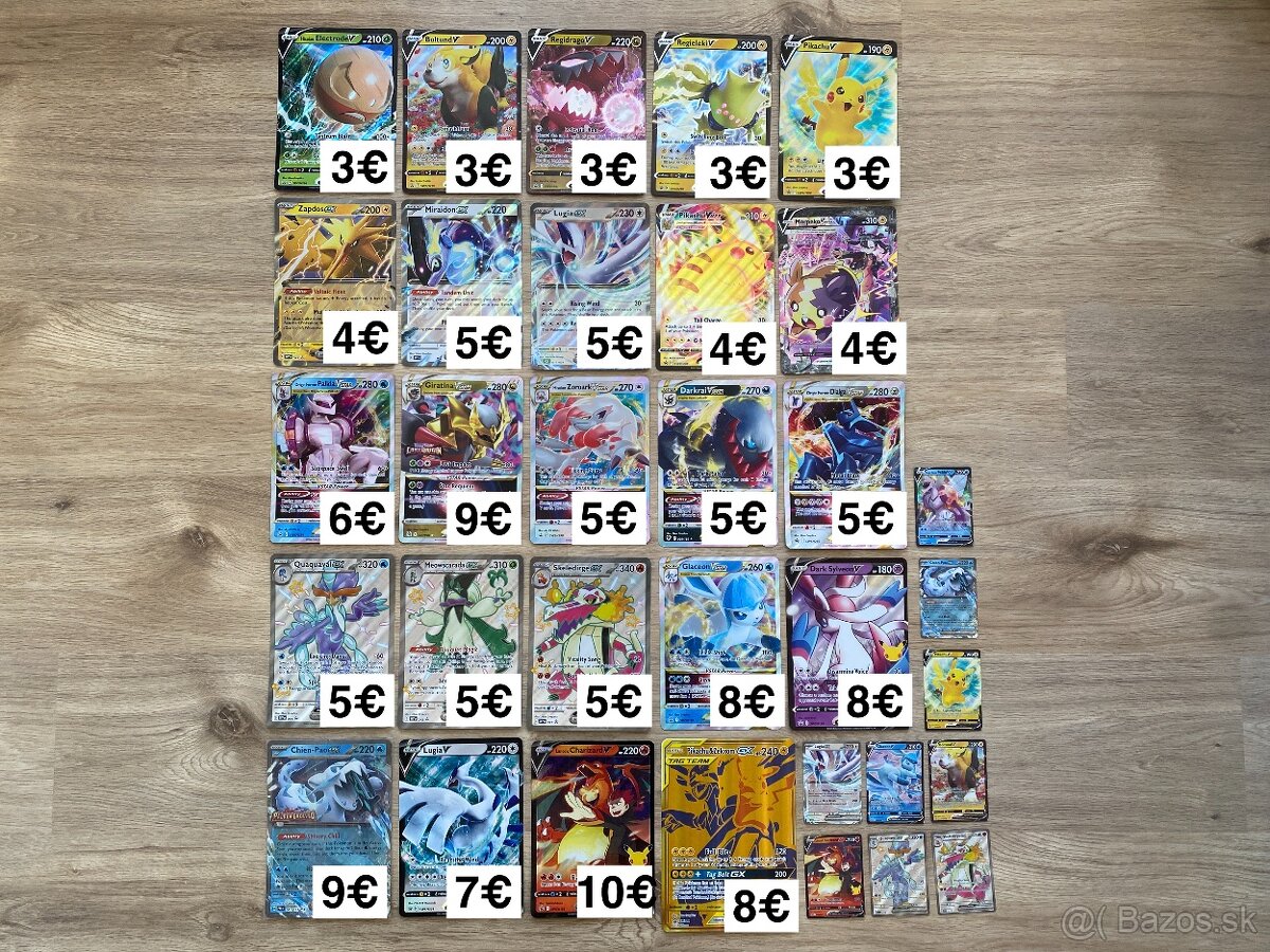 Pokemon Jumbo karty