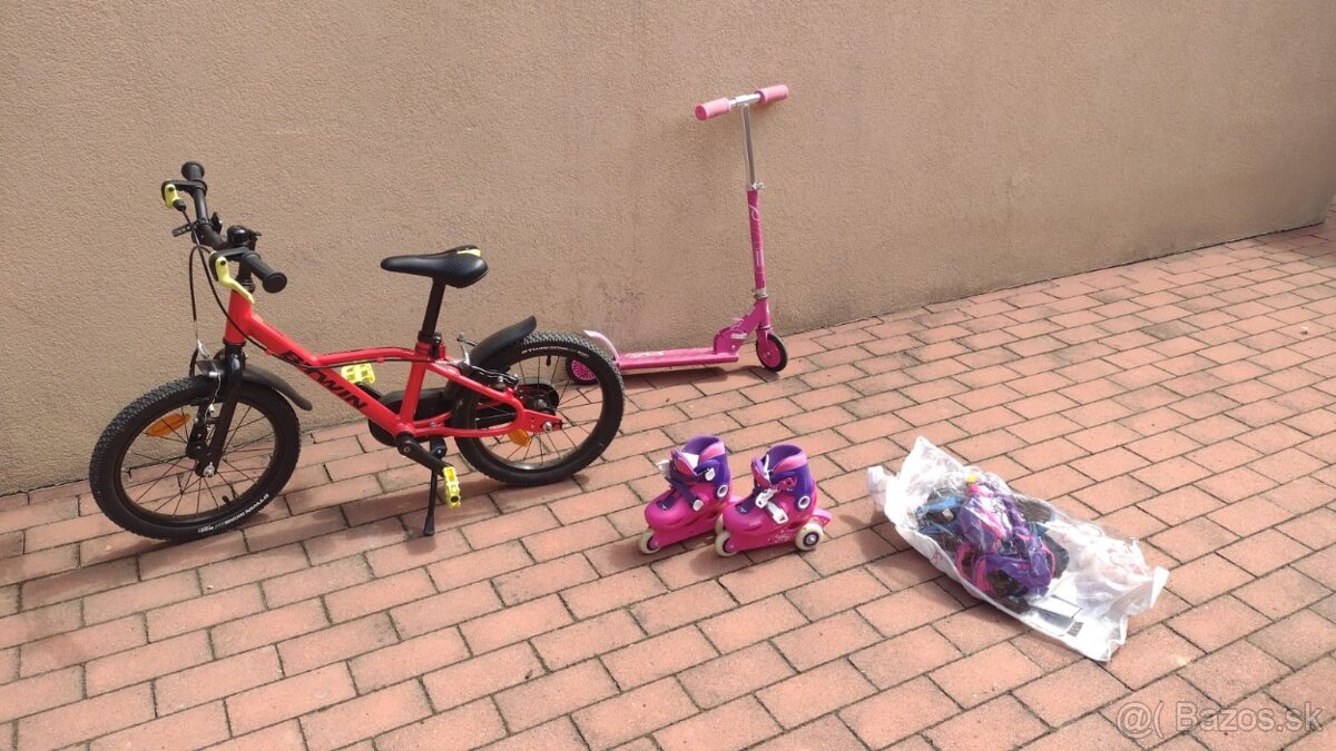 Dievčenský bicykel od 4 do 6rokov