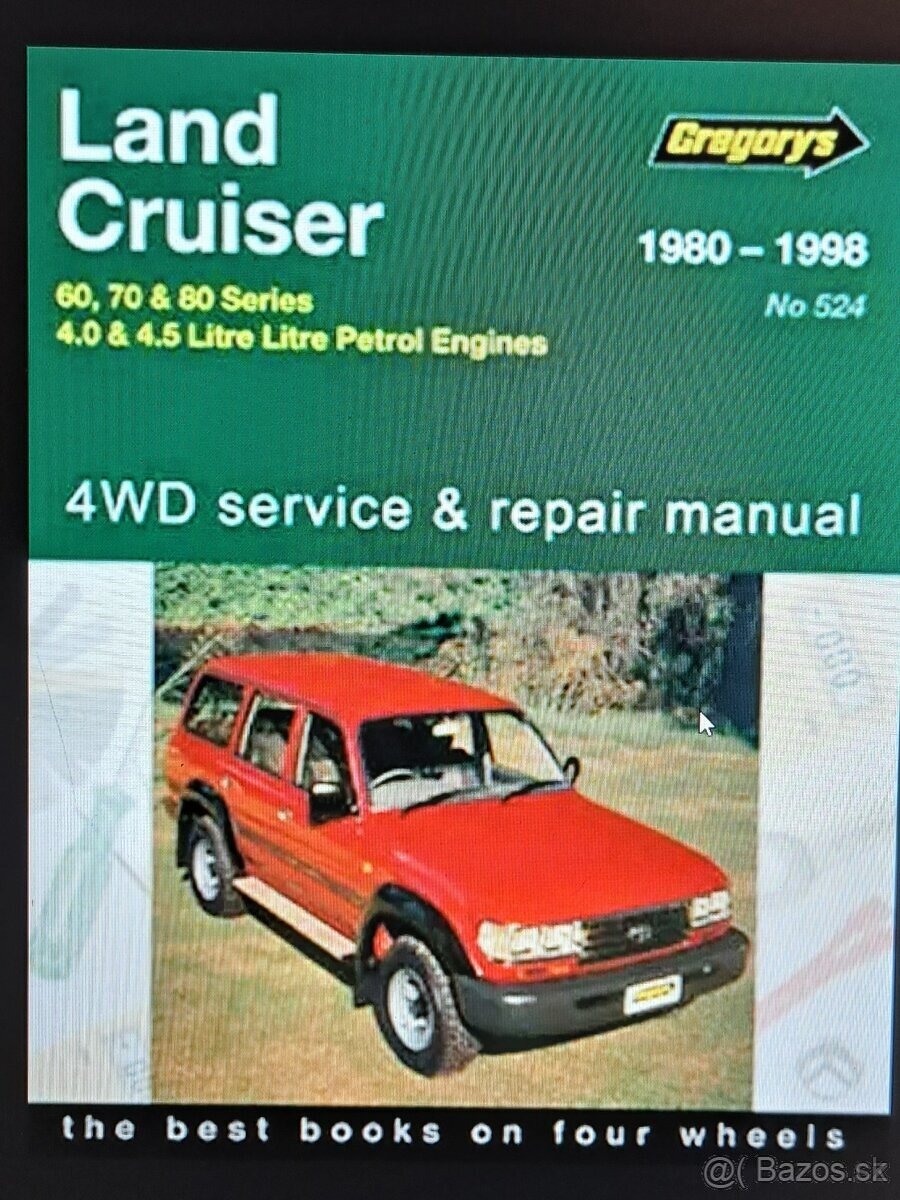 Toyota Landcruiser 60, 70, 80-Opravárenský manuál