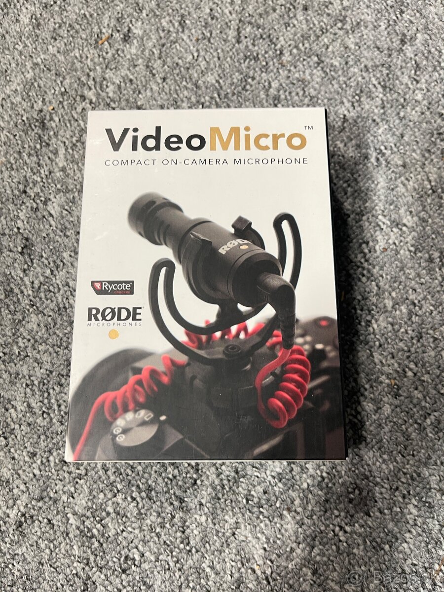 Rode Video Micro Mikrofon - novy len vybaleny