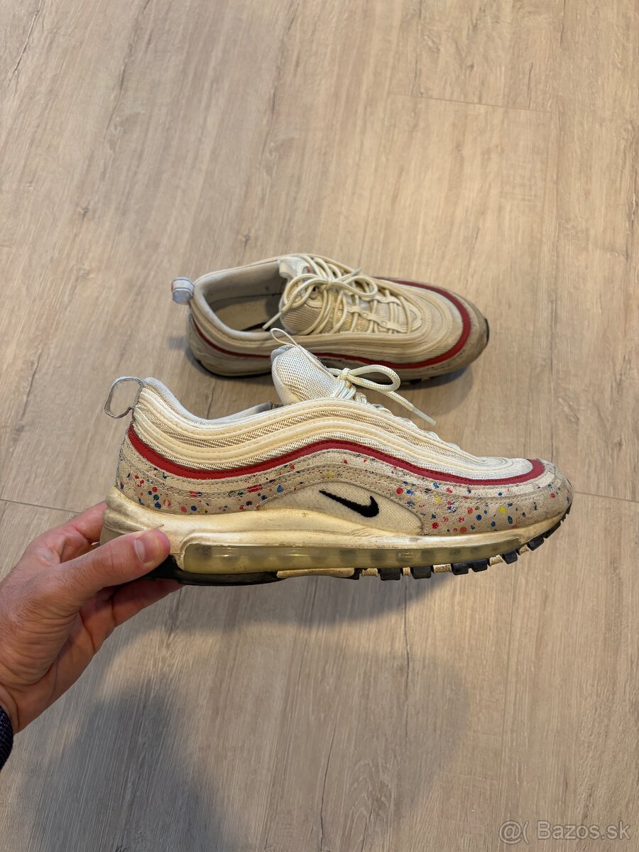 NIKE AIR MAX 97 Paint splatter confetti UK 9