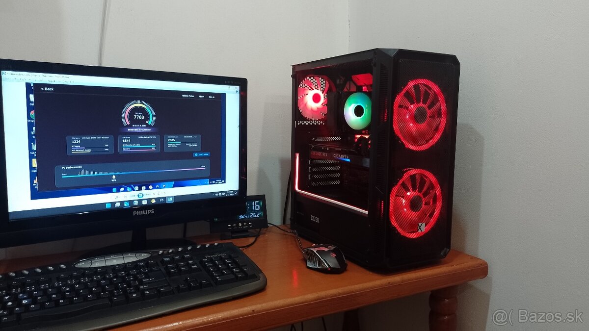 PC zostava: RTX 3070 / Ryzen5 / 32GB / NVMe / Win11