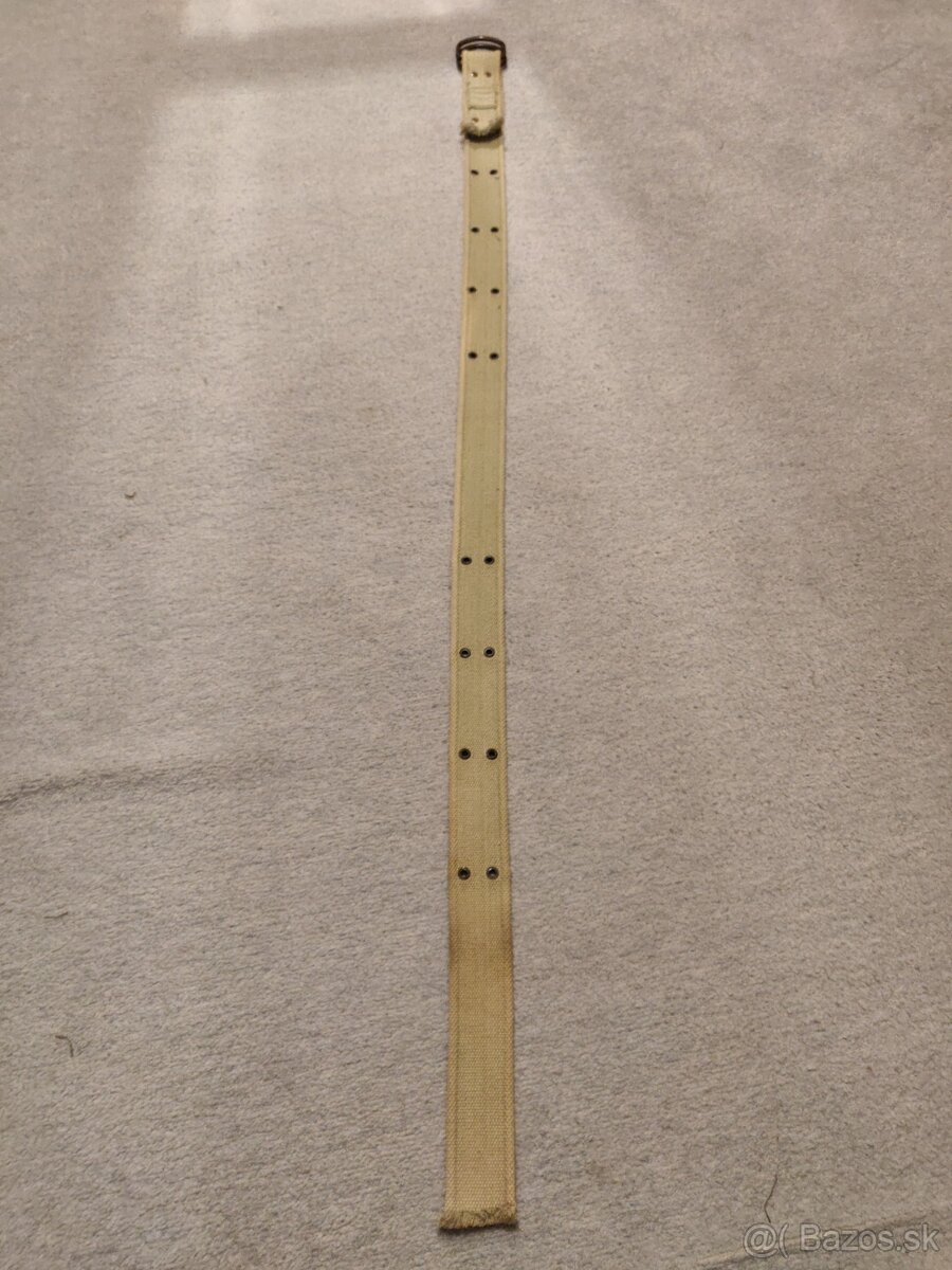 Abercrombie & Fitch pásek – plátěný, béžový, 128 cm