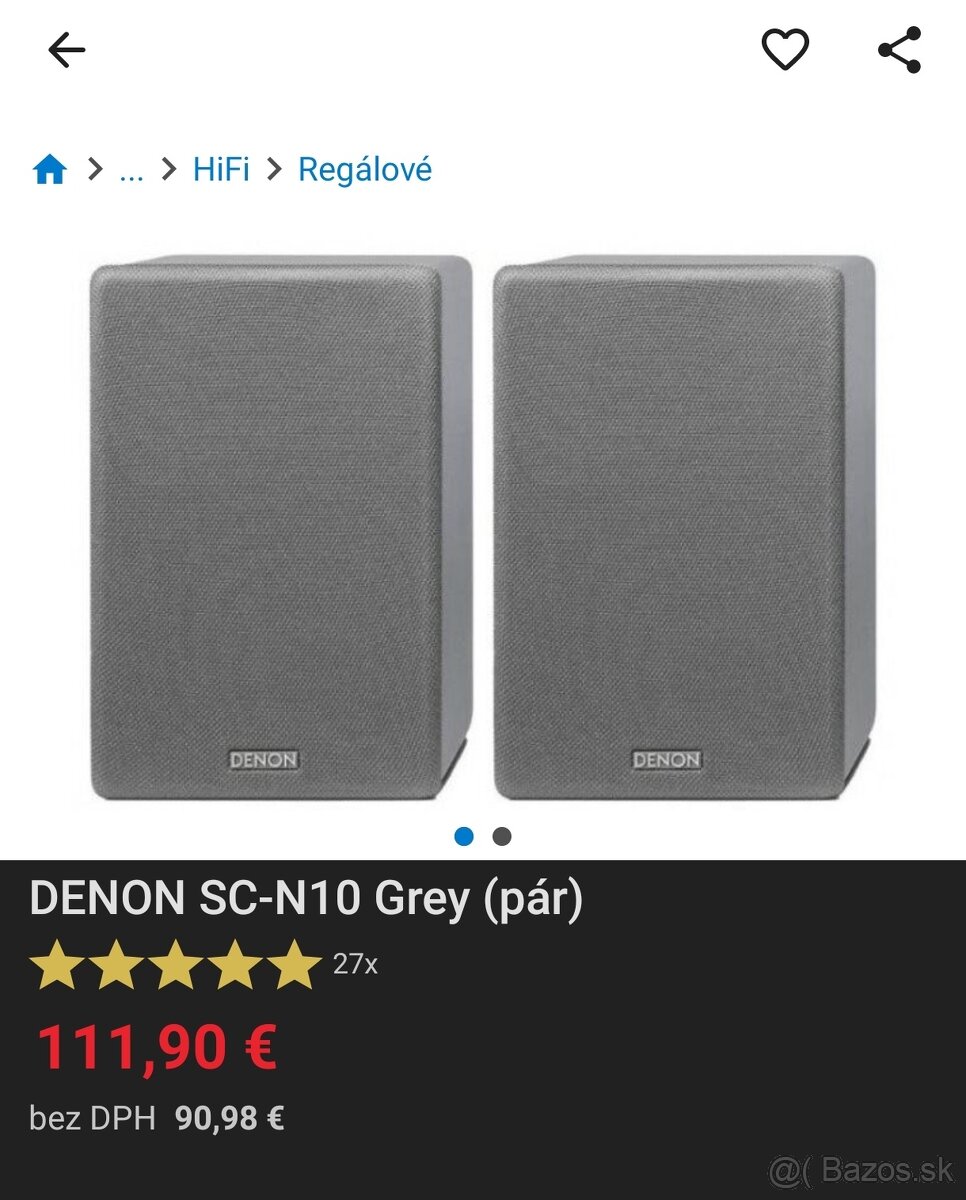 Reproduktory denon SC N10