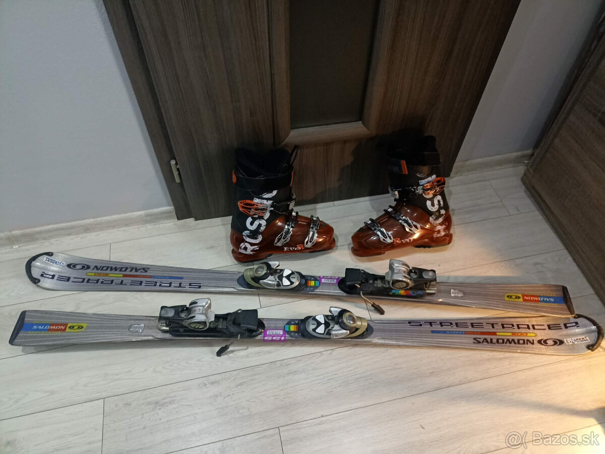 lyže salomon a lyžiarky