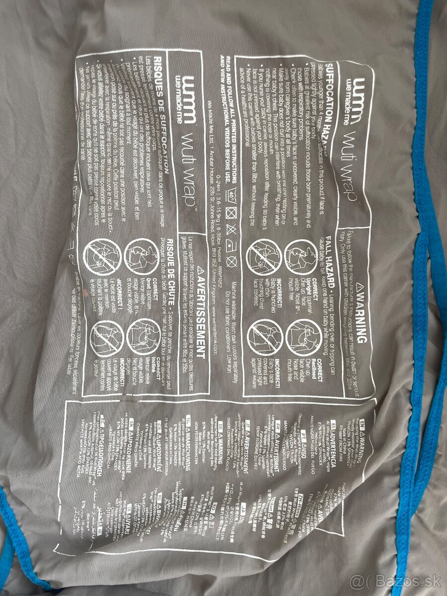 Elastická šatka wuti wrap