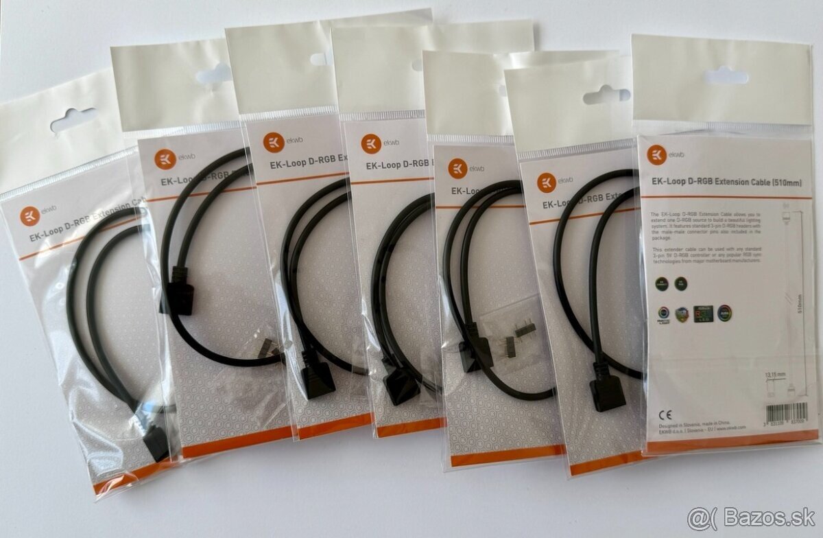 Predám EKWB EK-Loop D-RGB (ARGB) Extension Cable (510mm)