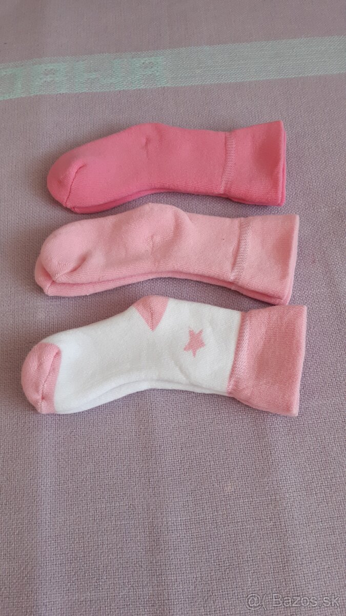 Dievčenské zateplené ponožky