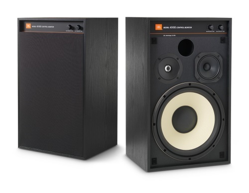 JBL Premium 4312G 3 pásmový reproduktor čierny + stojany