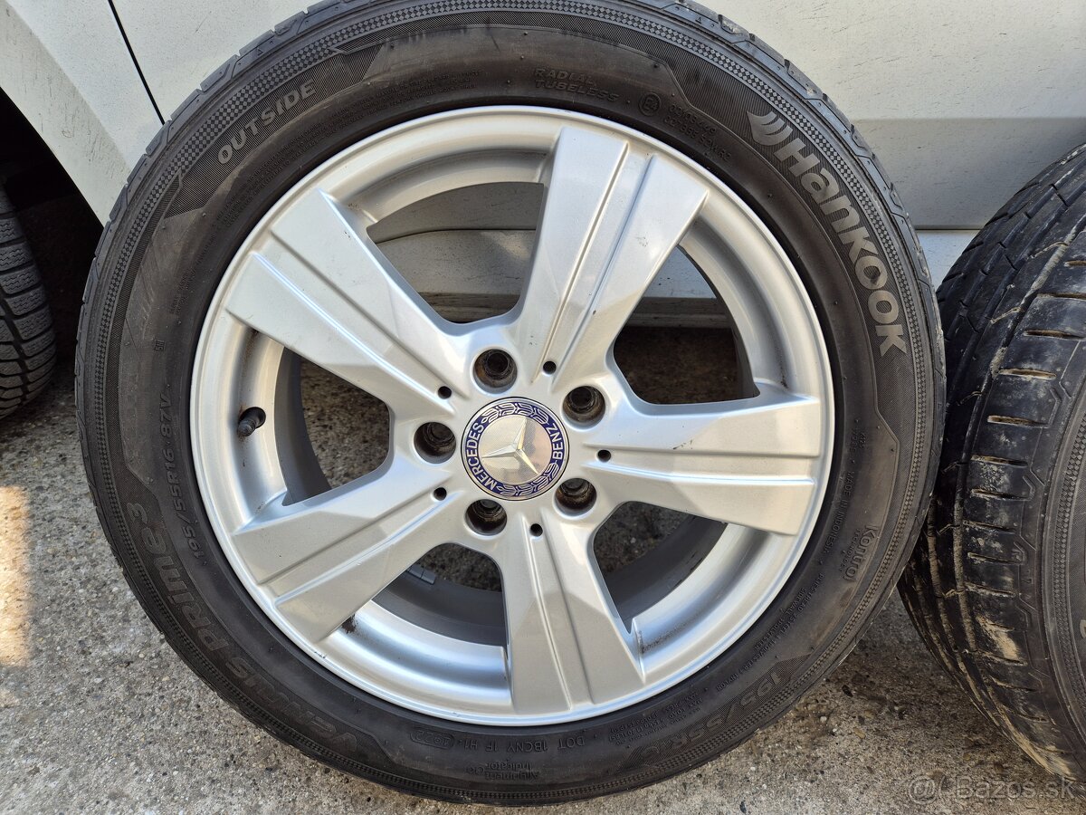 Elektrony 5x112 original mercedes 195/55 r16