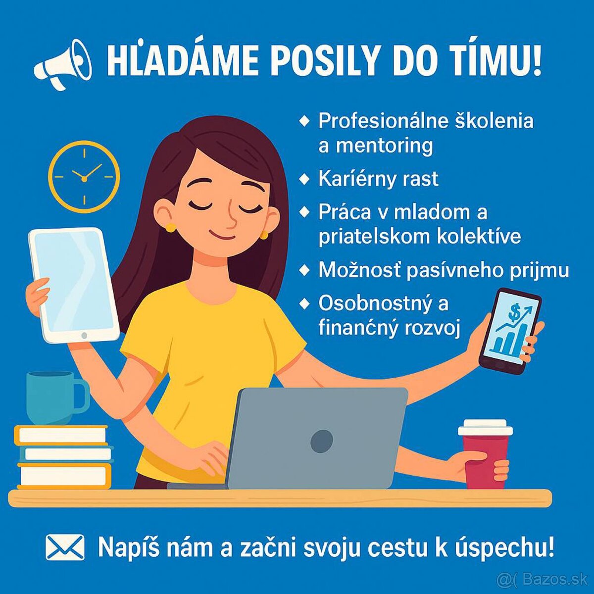 Možnosť kariéry pre ambicióznych – zaučenie zabezpečené