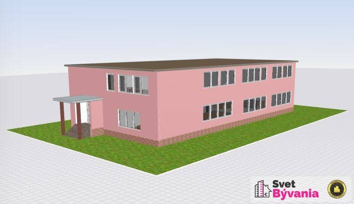 Administratívna budova s jedálňou a kuchyňou.- REVUCA