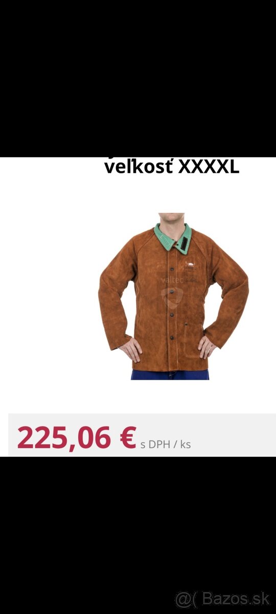 zváračská zástera kožená WELDAS