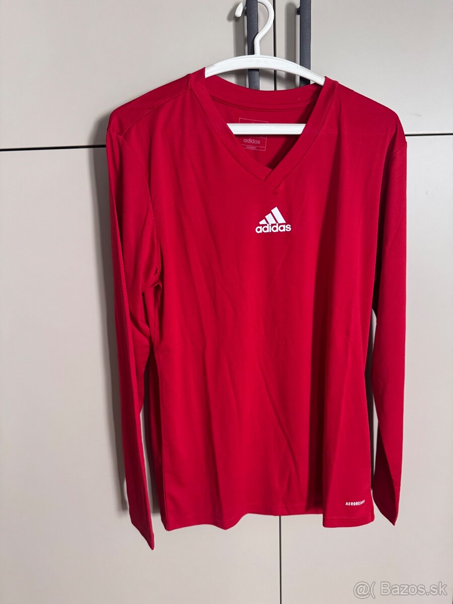 Funkčné tričko s dlhým rukávom Adidas - veľkosť L