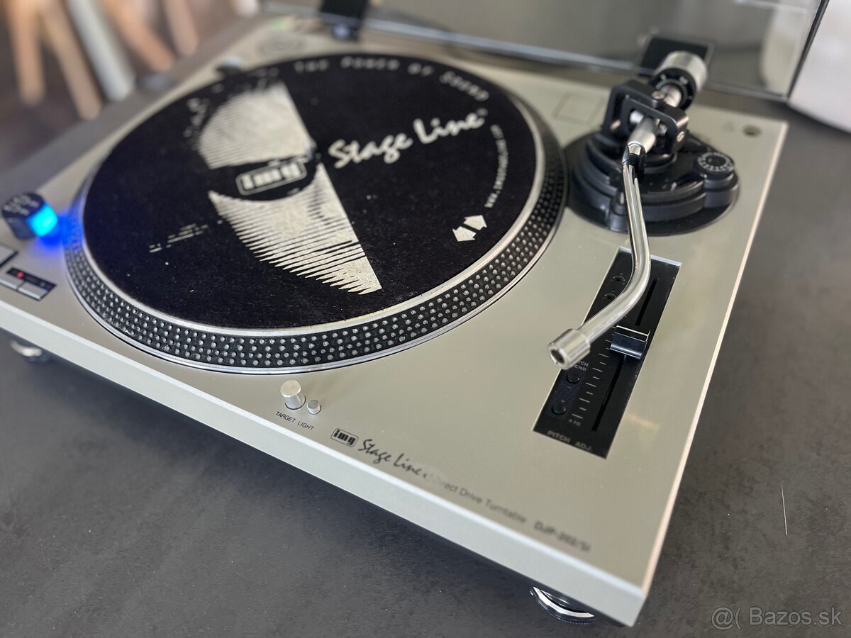 Predám DJ gramofón IMG StageLine DJP-202/SI
