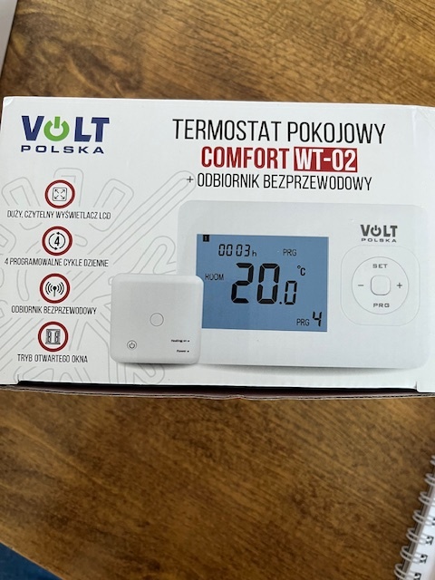 Termostat Comfort WT-02 (Radio)