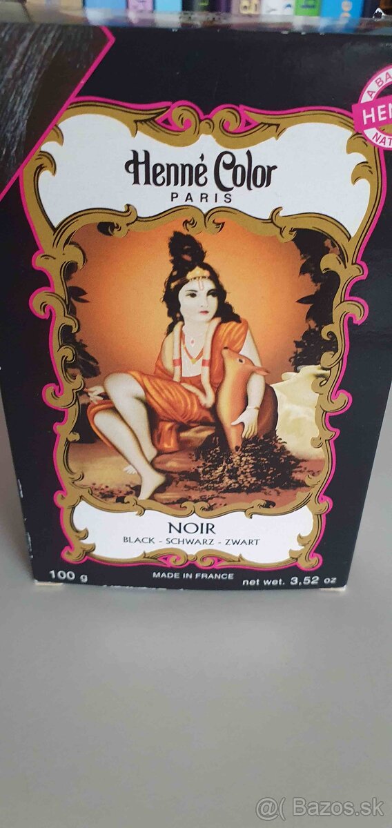 Henna na vlasy - cierna - Henne Color Paris
