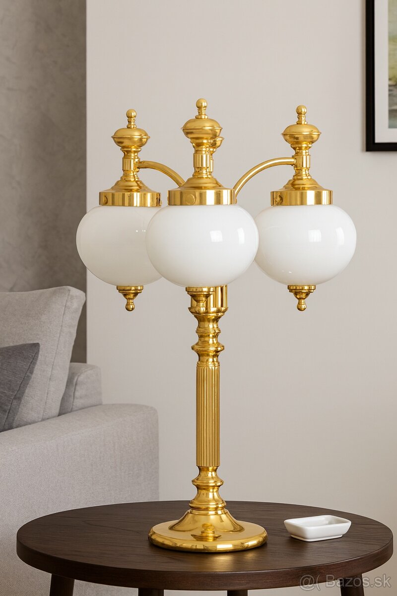 Luxusná 70 cm vysoká dizajnová lampa