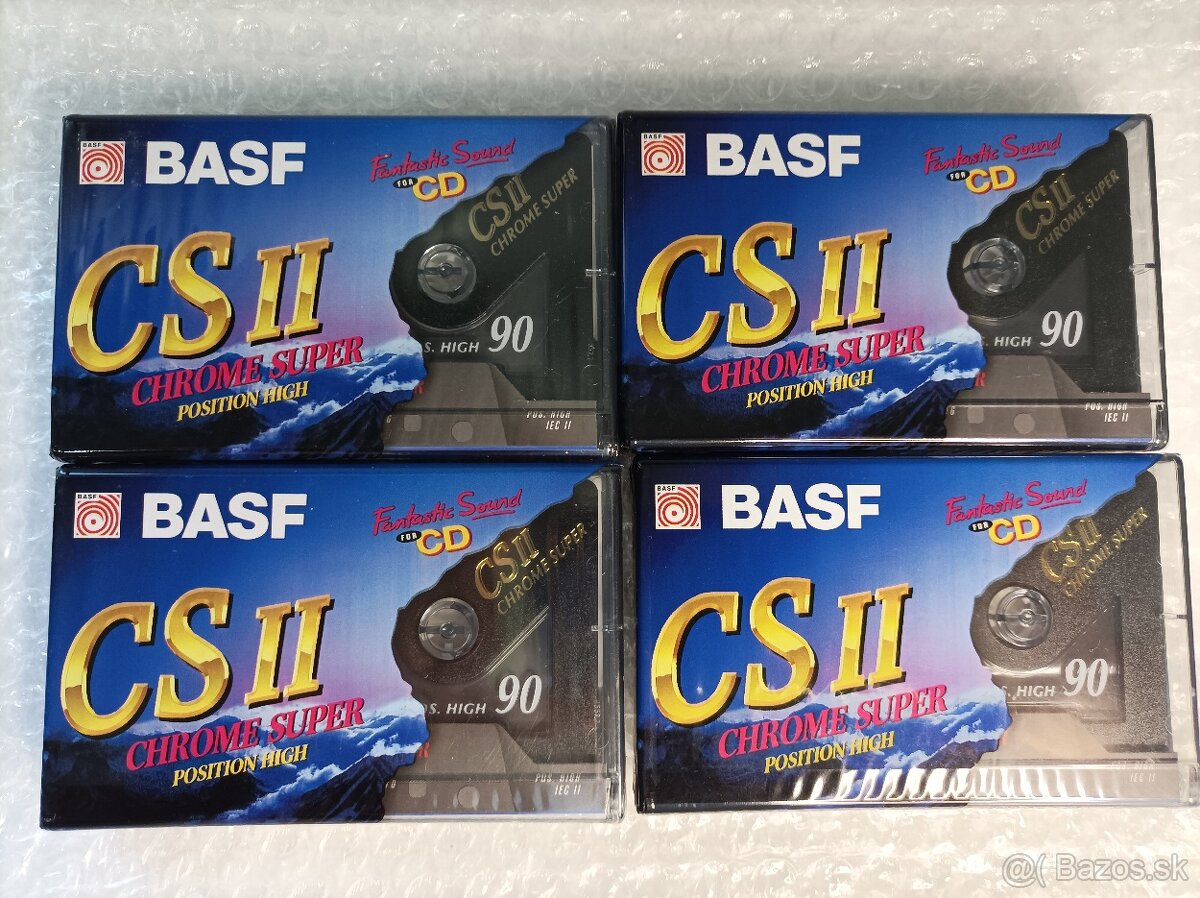 BASF CHROME SUPER II 90 (BASF CSII 90) - MC kazeta