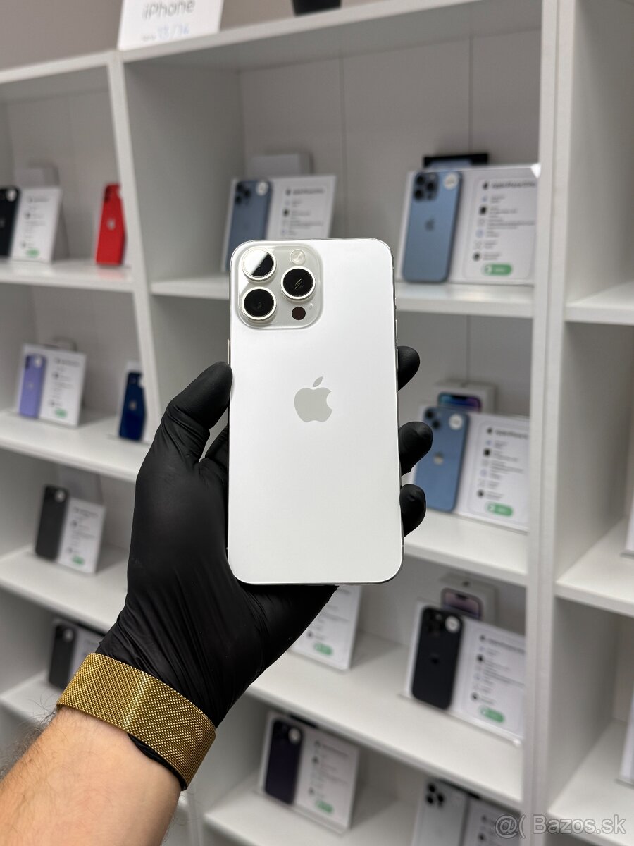 ZÁRUKA 2 ROKY / Apple iPhone 15 Pro Max 512GB White Titan